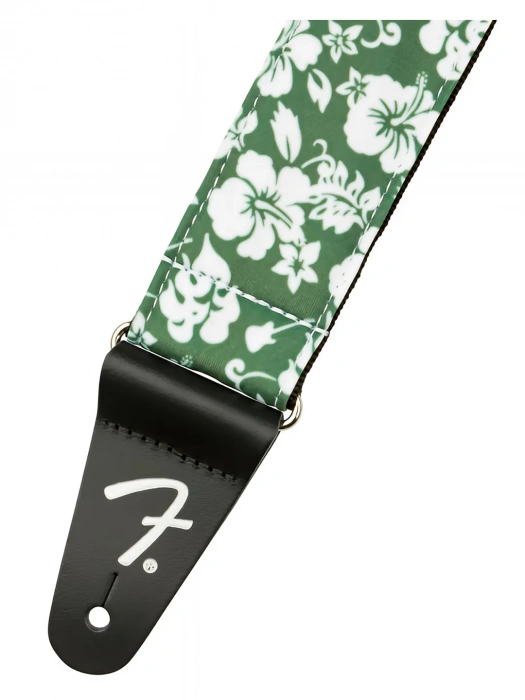 Fender Strap 2" Hawaiian Straps Green Floral