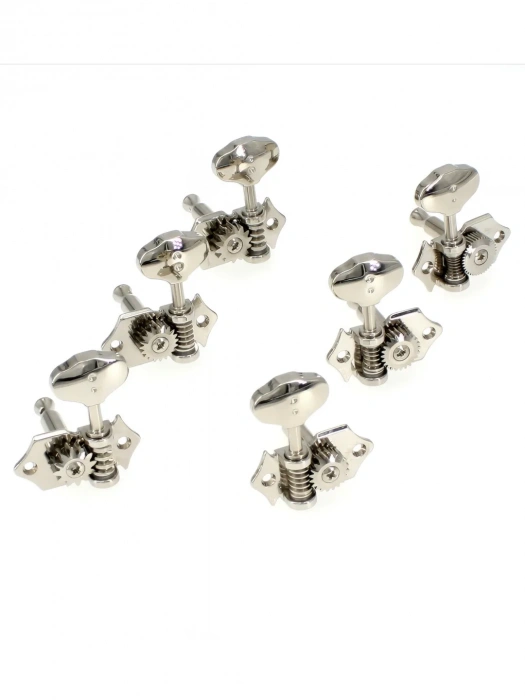 Кілки Кілки Graph Tech PRN-3422-N0 Acoustic 3+3 Butterbean Button Nickel