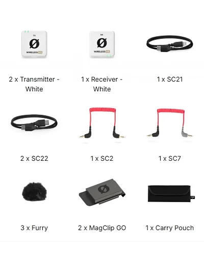 Радіосистема RODE WIreless Me Dual White