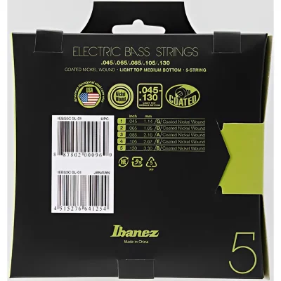 Струни Ibanez IEBS5C Bass Guitar String 45-130