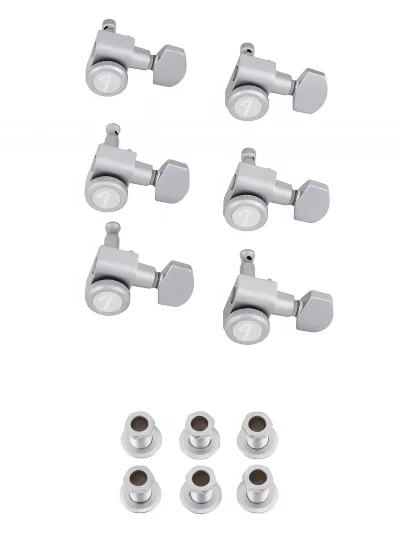 Кілки Fender Locking Stratocaster/Telecaster Tuning Machine Sets Brushed Chrome