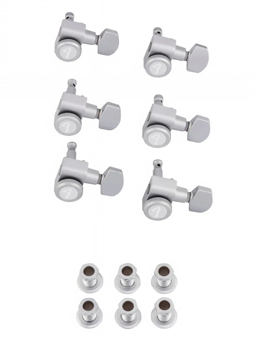 Fender Locking Stratocaster/Telecaster Tuning Machine Sets Brushed Chrome