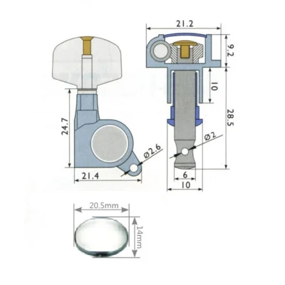 Кілки Alice AE-016 (3+3)