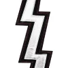 Ремінь для гітари D'Addario 25LNBT00 Lightning Bolt Suede Guitar Strap (Silver)