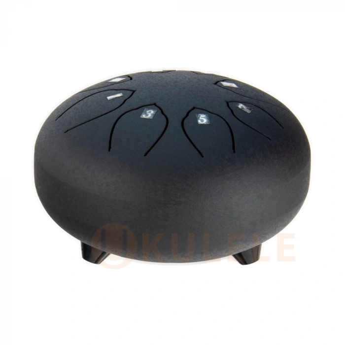 Hluru TOY8-6 InkBlack 6" (15см) 8 нот Tongue Drum 304 Stainless Steel