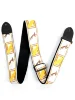 Ремінь для гітари Fender Strap 2" Monogrammed White Brown Yellow