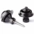 Dunlop SLS1503BK Straplok Strap Retainers Traditional Black Oxide