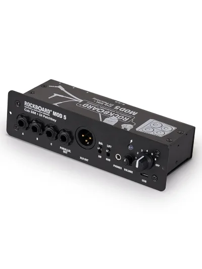 Патч-панель педалборда RockBoard MOD 5 - Cab SIM + DI Patchbay