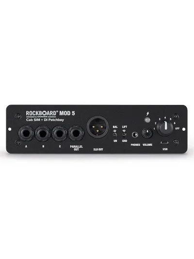 Патч-панель педалборда RockBoard MOD 5 - Cab SIM + DI Patchbay