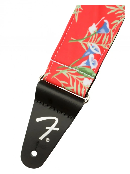 Fender Strap 2" Hawaiian Straps Red Floral