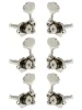 Кілки Graph Tech PRN-3424-N0 Electric 3+3 Butterbean Button Nickel