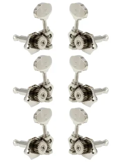 Graph Tech PRN-3424-N0 Electric 3+3 Butterbean Button Nickel