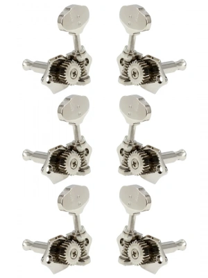 Graph Tech PRN-3424-N0 Electric 3+3 Butterbean Button Nickel