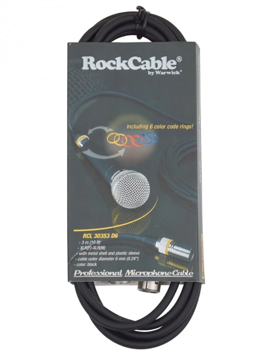 RockCable RCL30353 D6 Microphone Cable (3m)