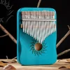 Калімба Hluru Huashu KHS21 Small Sun Poplar Blue (21 нота, тополя, зменшена)