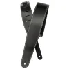 Ремінь для гітари D'Addario 25LS00-DX Deluxe Leather Guitar Strap (Black with Contrast Stitch)