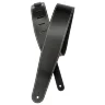 Ремінь для гітари D'Addario 25LS00-DX Deluxe Leather Guitar Strap (Black with Contrast Stitch)