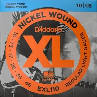 D'Addario EXL110 XL Nickel Wound Regular Light 10-46