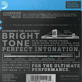 D'Addario EXL110 XL Nickel Wound Regular Light 10-46