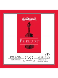 D'Addario J812 4/4M Prelude Violin Single A String 4/4 Scale Medium Tension