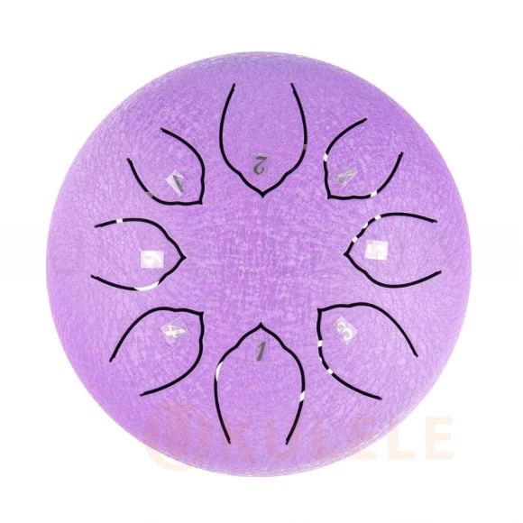 Глюкофон Hluru TOY8-6 Lavander 6" (15см) 8 нот Tongue Drum 304 Stainless Steel