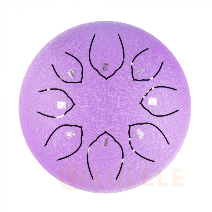 Глюкофон Глюкофон Hluru TOY8-6 Lavander 6" (15см) 8 нот Tongue Drum 304 Stainless Steel
