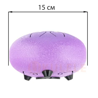Hluru TOY8-6 Lavander 6" (15см) 8 нот Tongue Drum 304 Stainless Steel