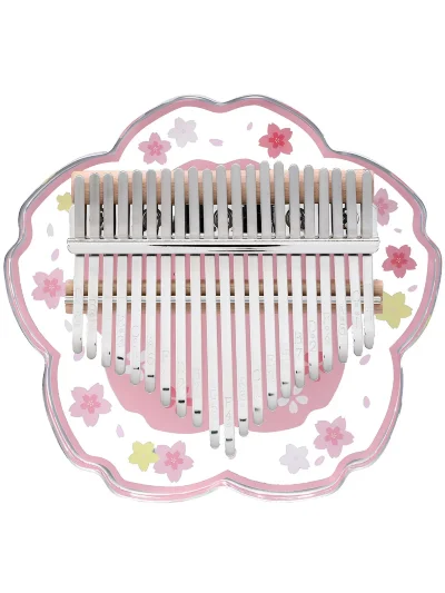Калімба Hluru Huashu KHPF21 Transparent Pink Sakura Acrylic