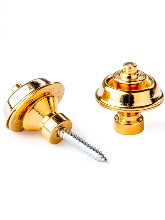 Стреплок Стреплок Dunlop SLS1504G Straplok Strap Retainers Traditional 24KT Gold