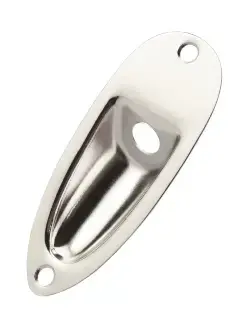 Paxphil HJ001 Strat Style Jack Plate (Chrome)