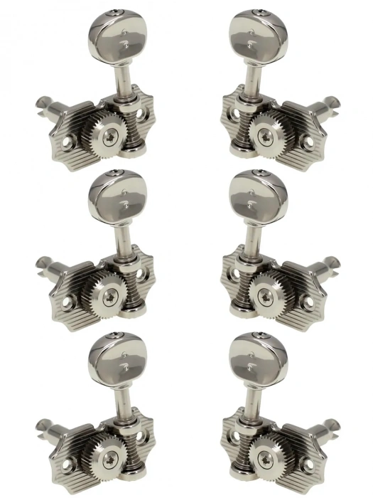 Кілки Кілки Graph Tech PRN-4324-N0 Ratio Electric 3+3 Waffle Vin. Nickel