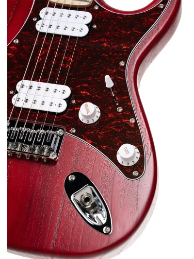 Електрогітара Cort G100HH (Open Pore Black Cherry)