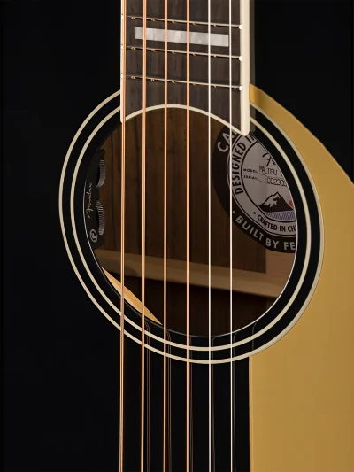 Електро-акустична гітара Fender Malibu Vintage Black