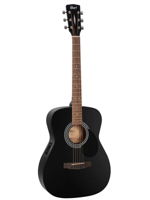 Електро-акустична гітара Електро-акустична гітара Cort AF510E (Black Satin)