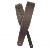 D'Addario 25LS01-DX Deluxe Leather Guitar Strap (Brown with Contrast Stitch) D'Addario 25LS01-DX Deluxe Leather Guitar Strap (Brown with Contrast Stitch)