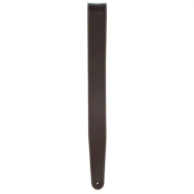 Ремінь для гітари D'Addario 25LS01-DX Deluxe Leather Guitar Strap (Brown with Contrast Stitch)