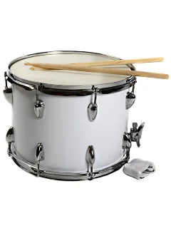 Overtone Marching Drum White 14"