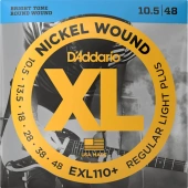 D'Addario EXL110+ XL Nickel Wound Regular Light Plus 10.5-48 D'Addario EXL110+ XL Nickel Wound Regular Light Plus 10.5-48