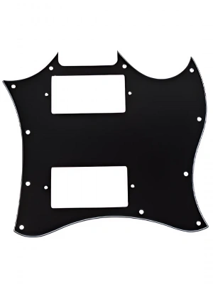 Paxphil M7 Pickguard for SG-Style Guitar (Black)