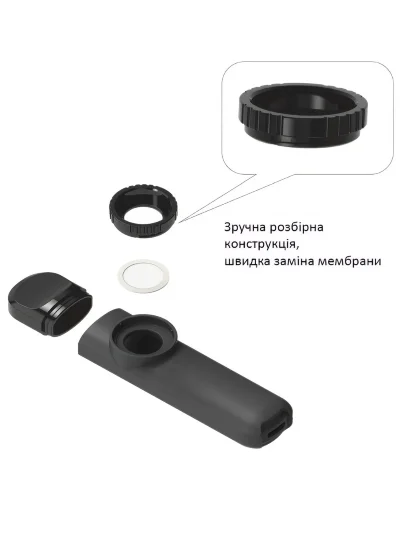 Дудка казу Overtone Plastic Kazoo Black