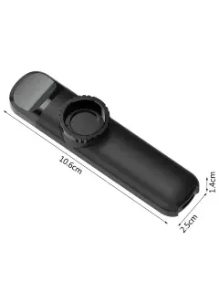 Overtone Plastic Kazoo Black