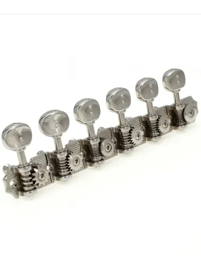 Кілки Graph Tech PRN-4624-N0 Ratio Electric 6-in-line Waffle Vin. Nickel