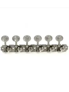 Graph Tech PRN-4624-N0 Ratio Electric 6-in-line Waffle Vin. Nickel