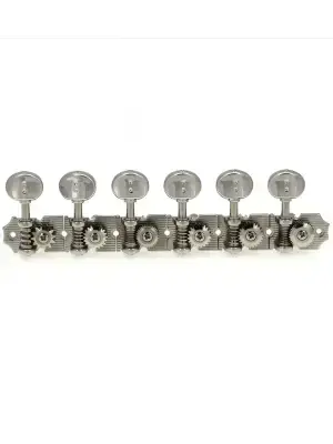 Кілки Graph Tech PRN-4624-N0 Ratio Electric 6-in-line Waffle Vin. Nickel