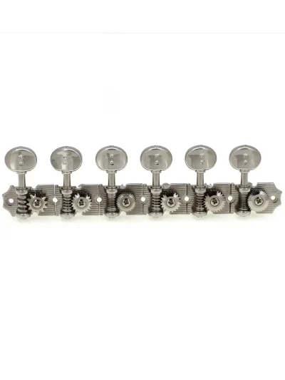 Кілки Graph Tech PRN-4624-N0 Ratio Electric 6-in-line Waffle Vin. Nickel