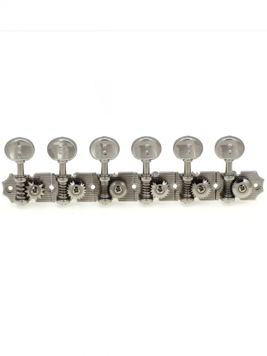 Graph Tech PRN-4624-N0 Ratio Electric 6-in-line Waffle Vin. Nickel