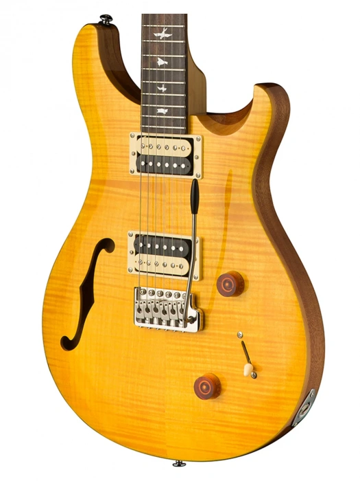 Напівакустична гітара Напівакустична гітара PRS SE Custom 22 Semi-Hollow (Santana Yellow)