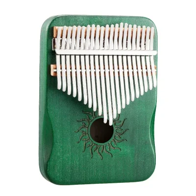 Калімба Hluru Huashu KHS21 Small Sun Poplar Green (21 нота, тополя, зменшена)