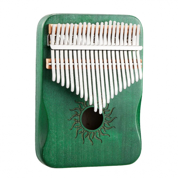 Калимба Hluru Huashu KHS21 Small Sun Poplar Green (21 нота, тополь, уменьшенная)