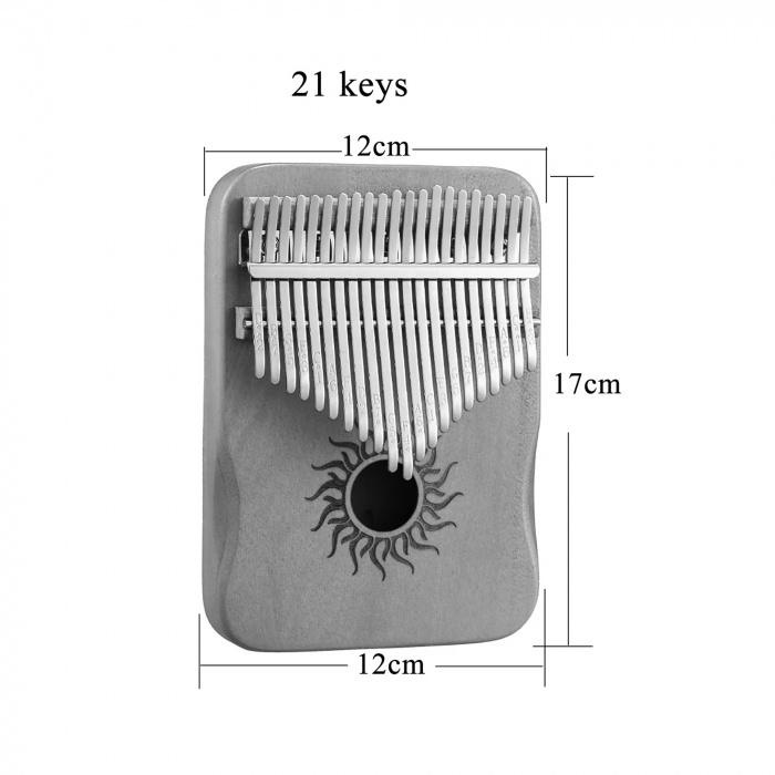 Hluru Huashu KHS21 Small Sun Poplar Green (21 нота, тополя, зменшена)
